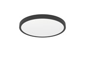 Valaisimet - EGLO FUEVA 6 PLAFOND Ø390 CCT 17W 2900LM MUSTA - 901301