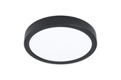 Valaisimet - EGLO FUEVA 6 PLAFOND Ø210 CCT 11.5W 1550LM IP44 MUSTA - 901325