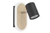 Valaisimet - EGLO RIMBOCCHI SPOT L180 7W 850LM PUU/MUSTA - 901631