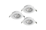 Valaisimet - EGLO SISÄÄNRAKENNETTU FAVAZZINA. KIP Ø88 GU10 3X4.9W 3X400LM VALKOINEN - 901756