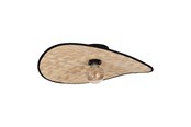 Valaisimet - EGLO MARYWELL KATTOVALAISIN 500X345 E27 MUSTA/BAMBU - 44043