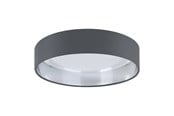 Valaisimet - EGLO PALOMARO 2 KATTOVALAISIN Ø3203X3,6W 1110LM 3000K ANTRASIITTI/HOPEA - 75774