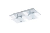 Valaisimet - EGLO VICARO KATTOVALAISIN 2X180LM KROMI - 93312