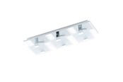 Valaisimet - EGLO VICARO KATTOVALAISIN 3X2.5W 3X180LM KROMI - 93313
