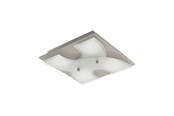 Valaisimet - EGLO DIRUS KATTOVALAISIN 4X340LM 290X290 HT/SATINOITU - 96397
