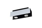 Valaisimet - EGLO VISERBA KATTOVALAISIN 2X400LM ALU - 97395