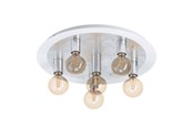 Valaisimet - EGLO PASSANO KATTO 5L VALKOINEN/HOPEA - 97496