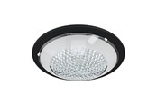 Valaisimet - EGLO ACOLLA 1 KATTO Ø370 MUSTA/VALKOINEN/KIRKAS - 99357