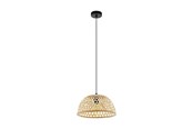 Valaisimet - EGLO CLAVERDON RIIPPUVALAISIN E27 Ø370 BAMBU - 43253