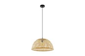 Valaisimet - EGLO CLAVERDON RIIPPUVALAISIN E27 Ø490 BAMBU - 43254