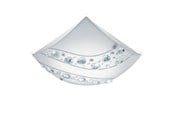 Valaisimet - EGLO NERINI PLAFOND 1600LM 340X340 KRISTALLI - 95578