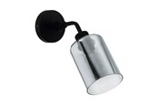 Valaisimet - EGLO FORETSBURG SPOT E27 MUSTA/SAVU - 43309