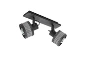 Valaisimet - EGLO TURROCK SPOT 2XE27 MUSTA - 43445