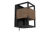 Valaisimet - EGLO EVESHAM WALL E27 MUSTA PUU - 43806