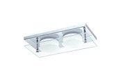 Valaisimet - EGLO ABIOLA SEINÄ/KATTO 2X450LM 115X220 KROMI - 75327