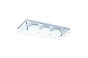 Valaisimet - EGLO ABIOLA SEINÄ/KATTO 3X450LM 115X330 KROMI - 75328