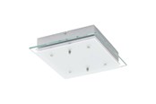 Valaisimet - EGLO FRES 2 SEINÄ 4L 290X290 SATIINI/KIRKAS - 93888