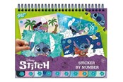 Luovat leikit - Totum DISNEY STITCH Sticker by Number block - 700123