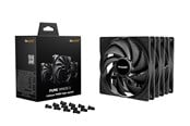 Kotelotuuletin - be quiet! PURE WINGS 3 HS 140 (3-pack) - Kotelotuuletin - 140mm - musta - 30 dBA - BL138