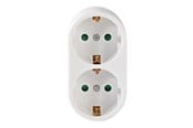 Virtakaapelit (ulkoinen) - Nedis - socket splitter - 3500 Watt - PSSPL200F1WT