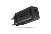 Puhelin - Adapterit & Laturit - AXAGON Wall Charger 65W PD 3.0 & Quick Charge 4+ - 2 × USB-C + 1 × USB-A - ACU-DPQ65
