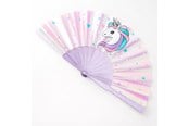 Pienet lahjat lapsille - Pocket Money Unicorn Hand Fan - assorted - 621507