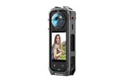 Action-kameran lisälaitteet - Puluz Metal Protective Case with Lens Cover for Insta360 X5 - PU748H