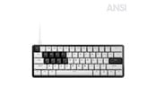 Näppäimistöt - Pulsar PCMK 3 HE 60 (ANSI) - Pelinäppäimistö - ilman numpadia - Englanti (US) - Valkoinen - PCMK3HE601W