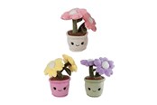 Pienet lahjat lapsille - Pocket Money Plants Plush flower 20 cm - assorted - 660632