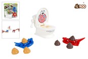 Pienet lahjat lapsille - Pocket Money Poo Shoots Toilet Game - 700040