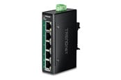 Kytkimet - TRENDnet TI-PELC50 - Version V1.xR - switch - industrial mini - 5 ports - TAA Compliant - TI-PELC50