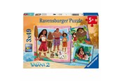 Palapelit - Ravensburger - Jigsaw puzzle Disney Vaiana 2 3x49 pcs. - 12004102