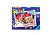 Luovat leikit - Ravensburger CreArt Paint by Numbers - Two Cuddly Cats - 289387