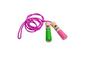 Ulkoleikit - BS Toys - Jump Rope Pink with Wooden Handles - GA379