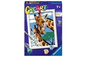 Luovat leikit - Ravensburger CreArt Paint by Numbers - Cute Giraffes - 236152