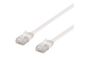 Verkkokaapelit - Deltaco TP-615V-FL - patch cable - 15 m - white - Valkoinen - 15m - TP-615V-FL