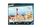 Luovat leikit - Ravensburger CreArt Paint by Numbers - Beside The Seaside - 202775