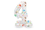 Lelut - Folat BV - Standing Foil Balloon Joyful Party Number 4 - 72cm - 63964