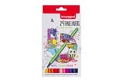 Kirjoitus- ja piirustustarvikkeet - Bruynzeel - Fineliners 24 pcs. - 60241024