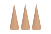 Askartelu- ja taidetarvikkeet - Colorations - Papier-mache Cones - 20 cm 20 pcs. - 46EN22