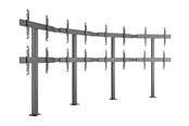 Seinäkiinnitys, AV-kiinnikkeet & AV-kalusteet - Multibrackets M Pro Series stand - single side - for 4x2 video wall - micro adjustable arms - black - Max 240 kg - recommended for 65" - 7350022731097