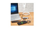 USB hub - Eaton Tripp Lite series 4-Port USB-C Hub USB 3.2 Gen 2 (10 Gbps) 4x USB-C Ports 100W PD Charging Thunderbolt 3 Compatible Gray USB hub - 4 porttia - Harmaa - U460-004-4C-G2C