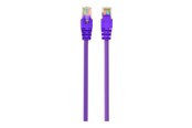 Verkkokaapelit - Gembird patch cable - 25 cm - purple - Purppura - 0.25m - PP12-0.25M/V