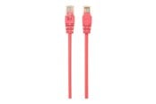 Verkkokaapelit - Gembird patch cable - 5 m - pink - Pinkki - 5m - PP12-5M/RO
