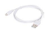 USB kaapelit - Gembird Cablexpert Lightning cable - Lightning / USB 2.0 - 1 m - CC-USB2-AMLM-W-1M