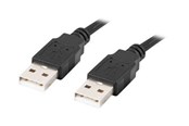USB kaapelit - Lanberg - USB cable - USB to USB - 50 cm - CA-USBA-20CU-0005-BK