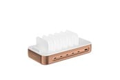 Puhelin - Adapterit & Laturit - 4smarts Charging station Team 100W 1x USB-A port 5x USB-C ports includes 6 cables copper - 541280