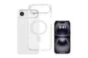 Puhelin - Kannet ja kotelot - 4smarts iPhone Air Hybrid Case Ibiza MagSafe compatible transparent - 541565