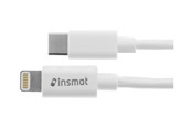 USB kaapelit - Insmat Lightning cable - Lightning / USB - 1.5 m - 133-1035