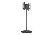 Seinäkiinnitys, AV-kiinnikkeet & AV-kalusteet - Multibrackets M Pro Series stand - modular - for 2 LCD displays - single pole floorbase round B2B - black - Max 100 kg - recommended for 65" - 7350105219115